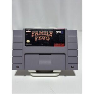 Family Feud Super Nintendo Entertainment System 1993‎ SNES Tested Works